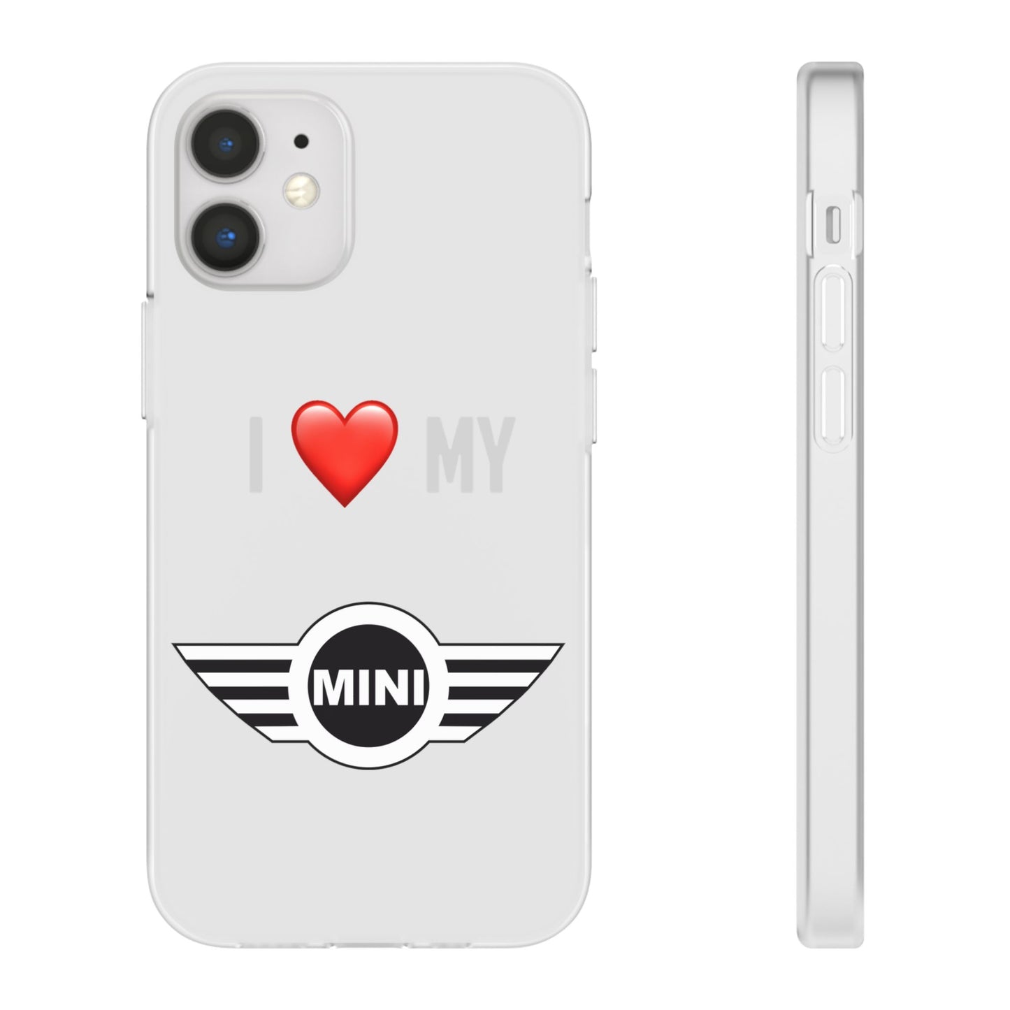 Mini Phone Case - Flexible And Frosted TPU Plastic I Love My Mini Phone Case