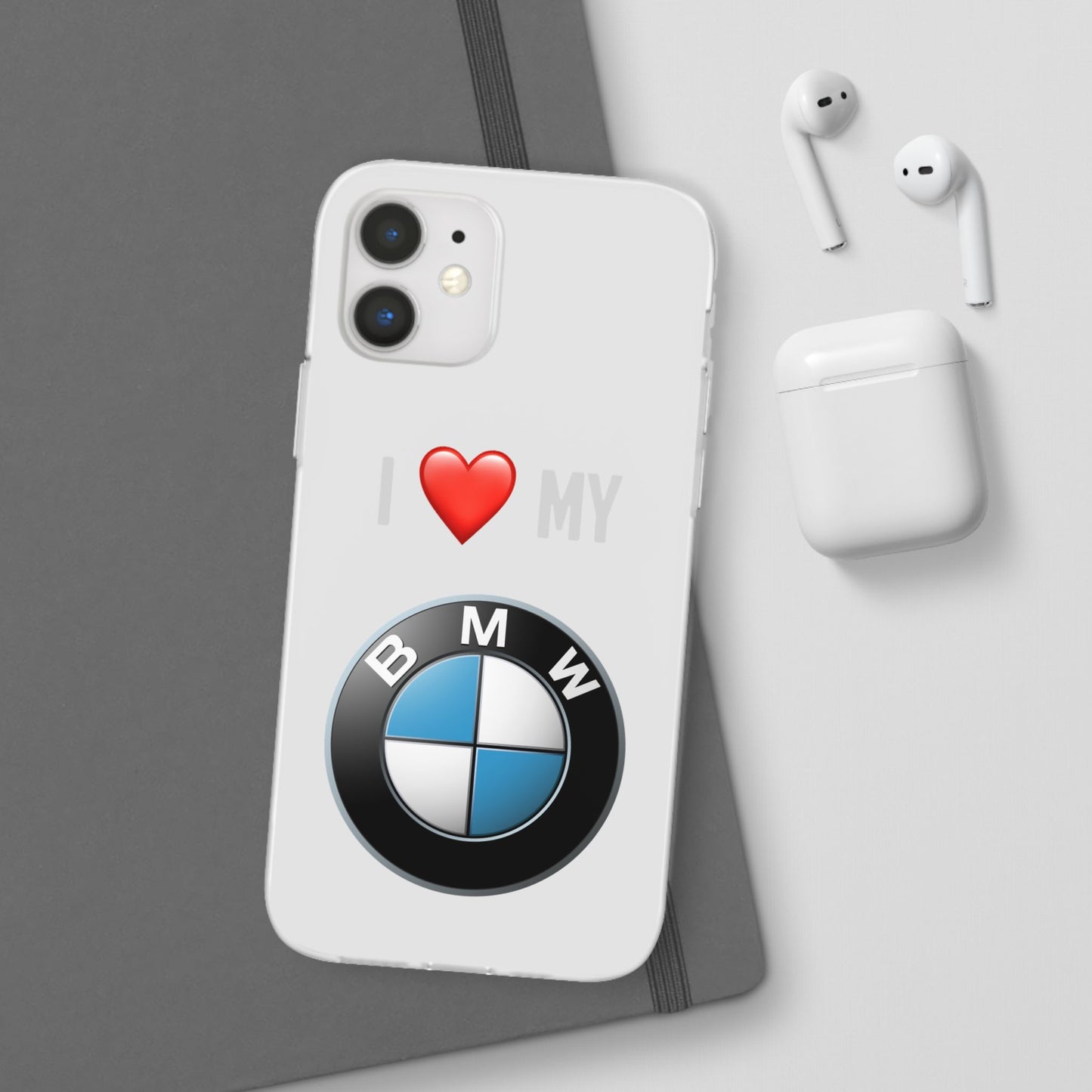 BMW Phone Case - Flexible And Frosted TPU Plastic I Love My BMW Phone Case