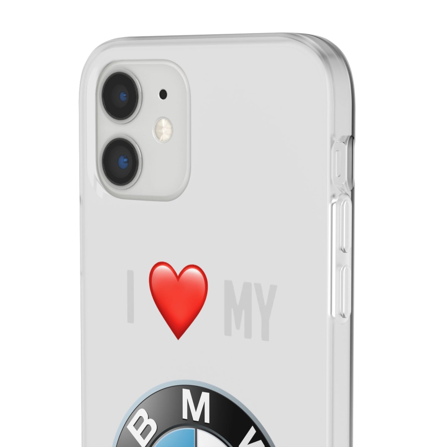 BMW Phone Case - Flexible And Frosted TPU Plastic I Love My BMW Phone Case