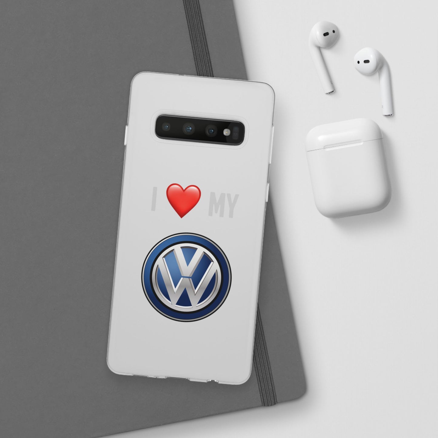 Volkswagen Phone Case - Flexible And Frosted TPU Plastic I Love My Volkswagen Phone Case
