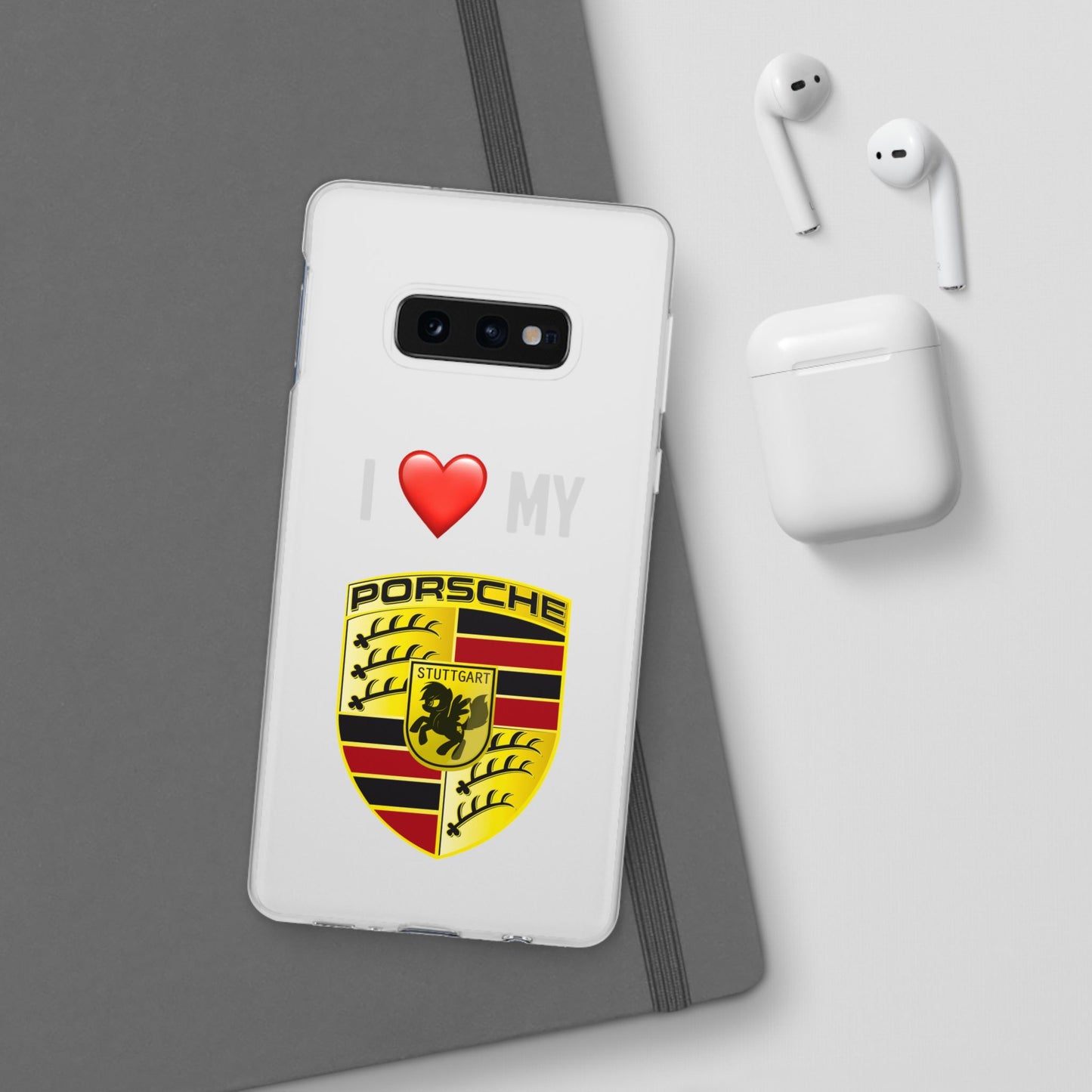 Porsche Phone Case - Flexible And Frosted TPU Plastic I Love My Porsche Phone Case