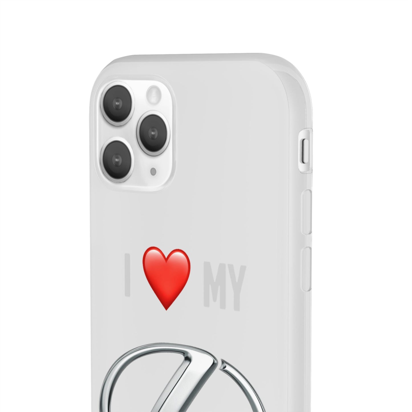 Lexus Phone Case - Flexible And Frosted TPU Plastic I Love My Lexus Phone Case