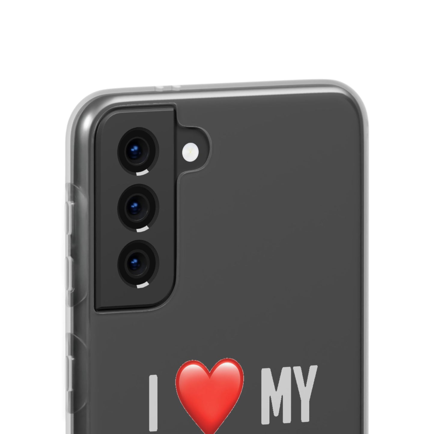 Mini Phone Case - Flexible And Frosted TPU Plastic I Love My Mini Phone Case
