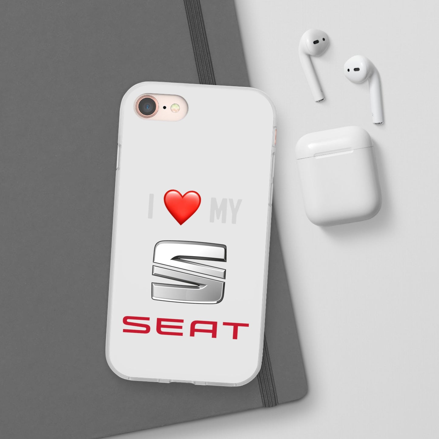 Seat Phone Case - Flexible And Frosted TPU Plastic I Love My Seat Phone Case