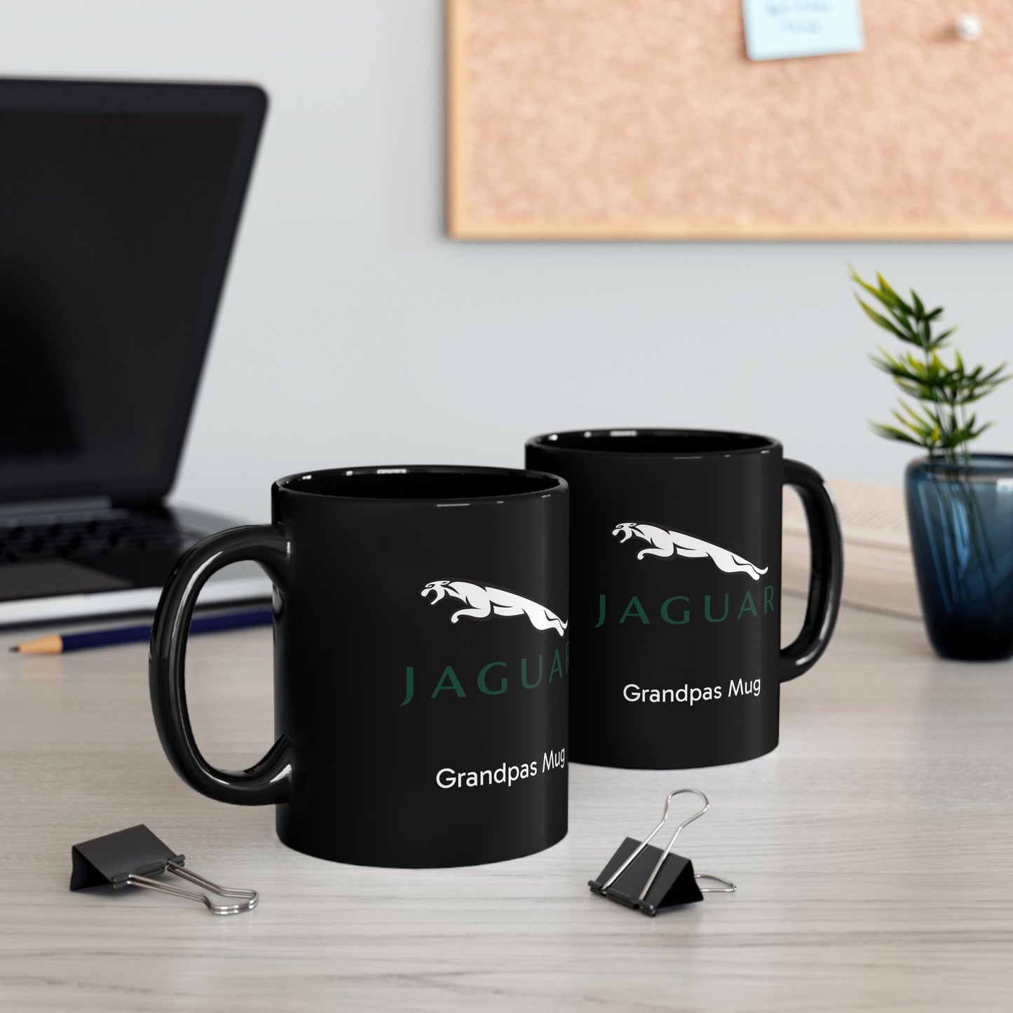 Jaguar Mug (With or Without Personalisation) 11oz or 15oz. Perfect Gift