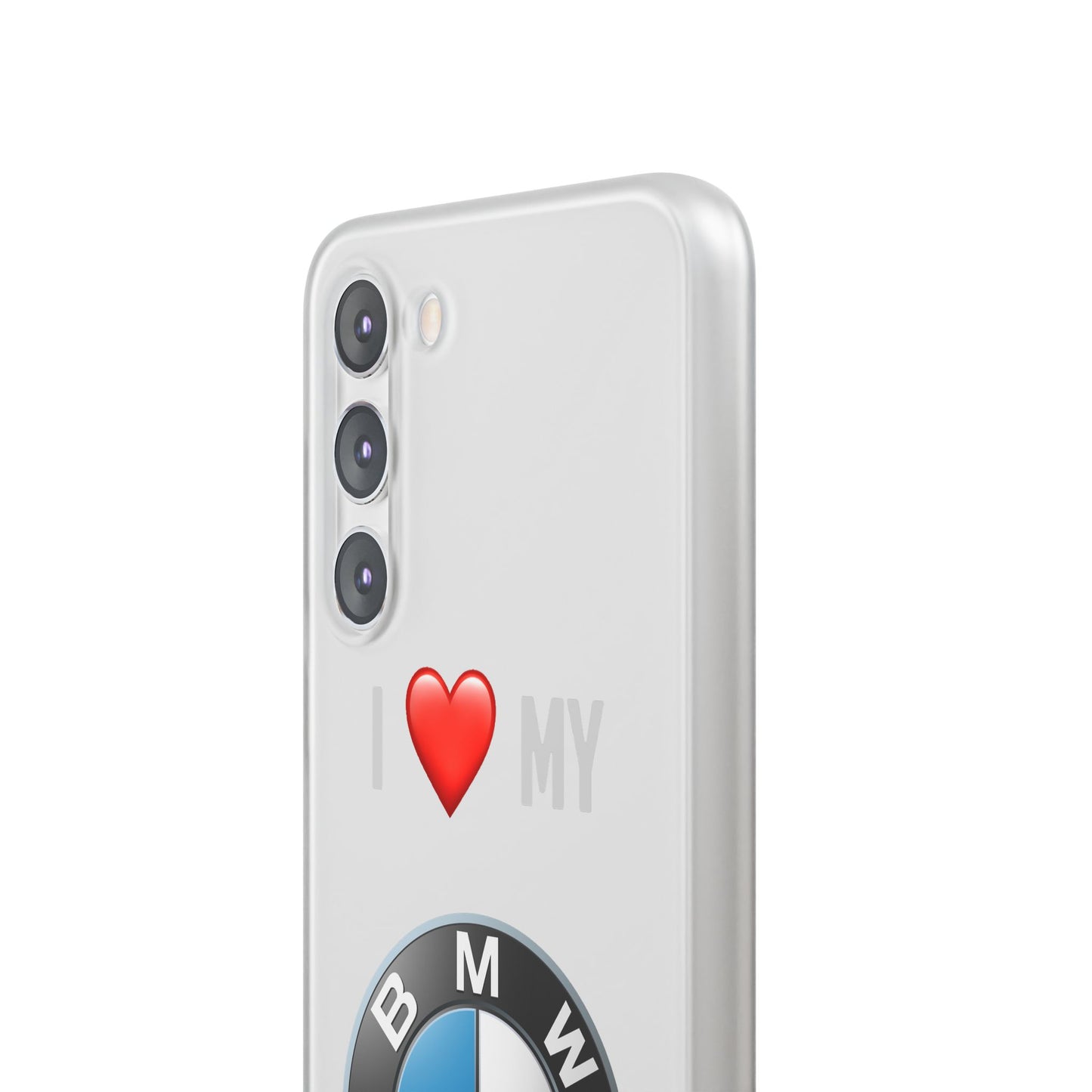 BMW Phone Case - Flexible And Frosted TPU Plastic I Love My BMW Phone Case