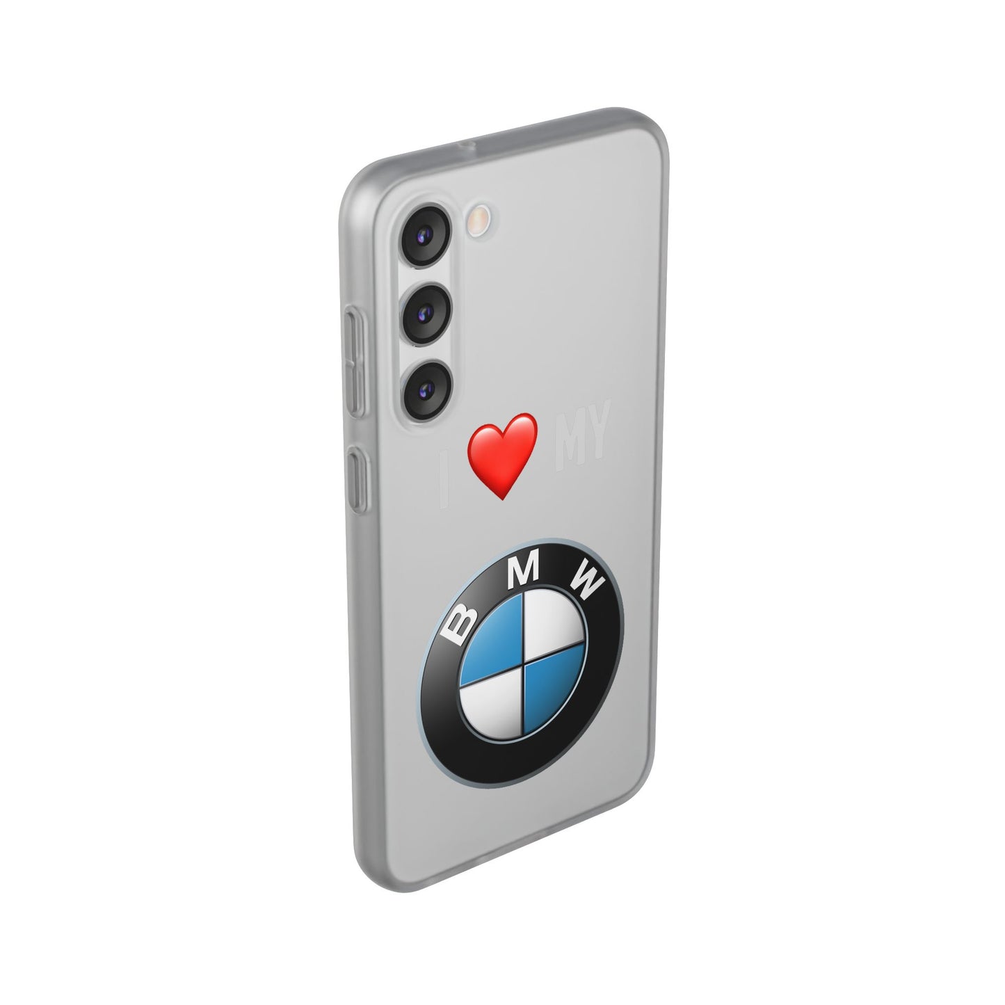 BMW Phone Case - Flexible And Frosted TPU Plastic I Love My BMW Phone Case