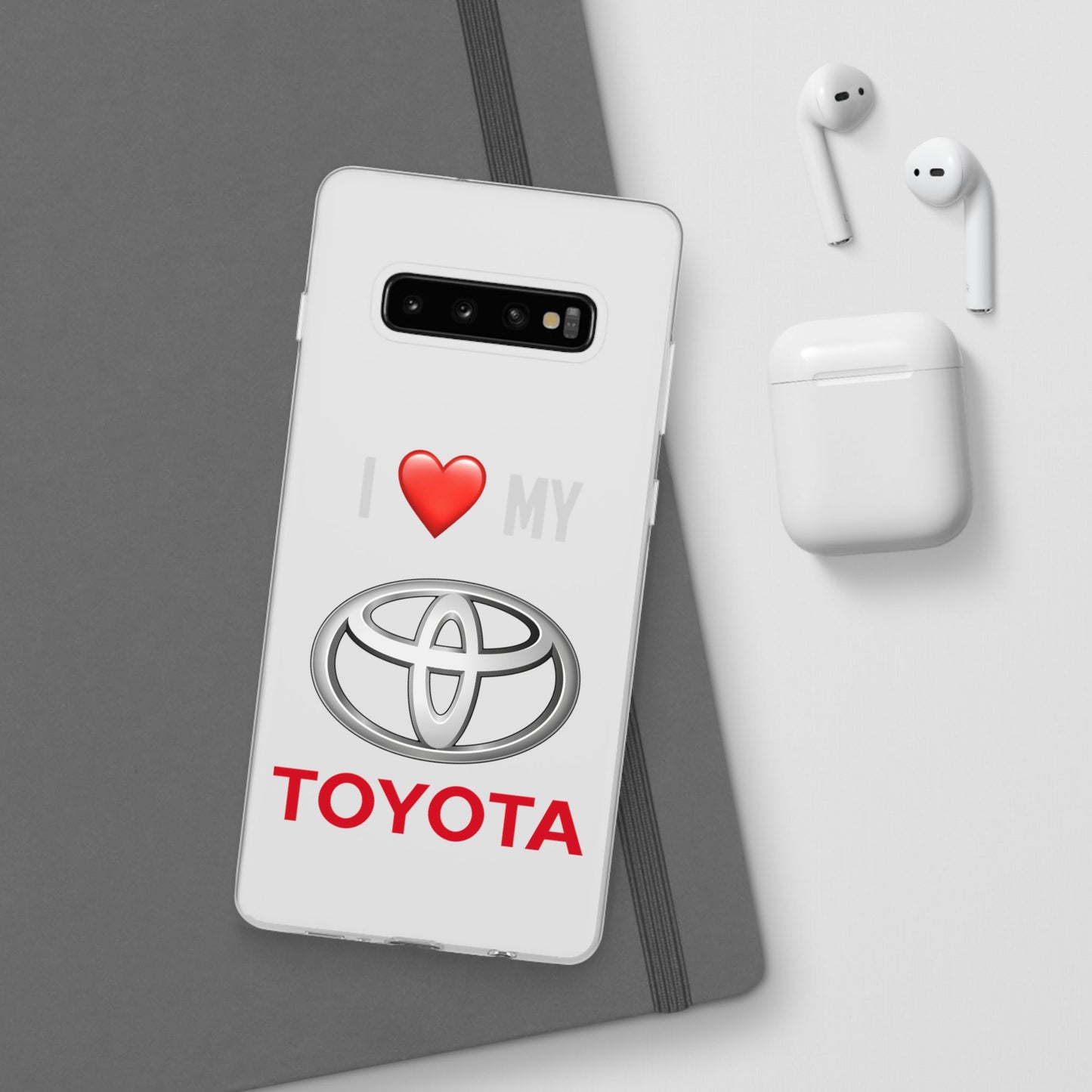 Toyota Phone Case - Flexible And Frosted TPU Plastic I Love My Toyota Phone Case