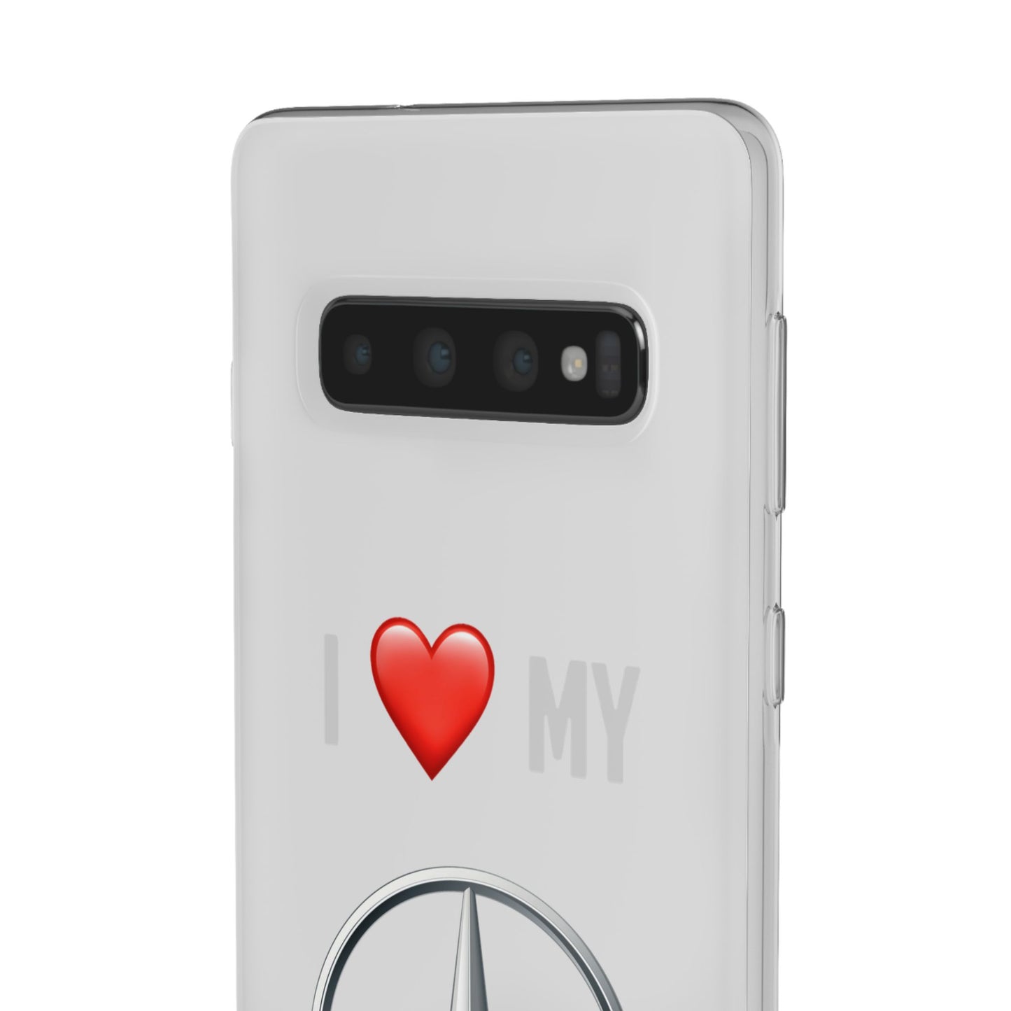 Mercedes Phone Case - Flexible And Frosted TPU Plastic I Love My Mercedes Phone Case