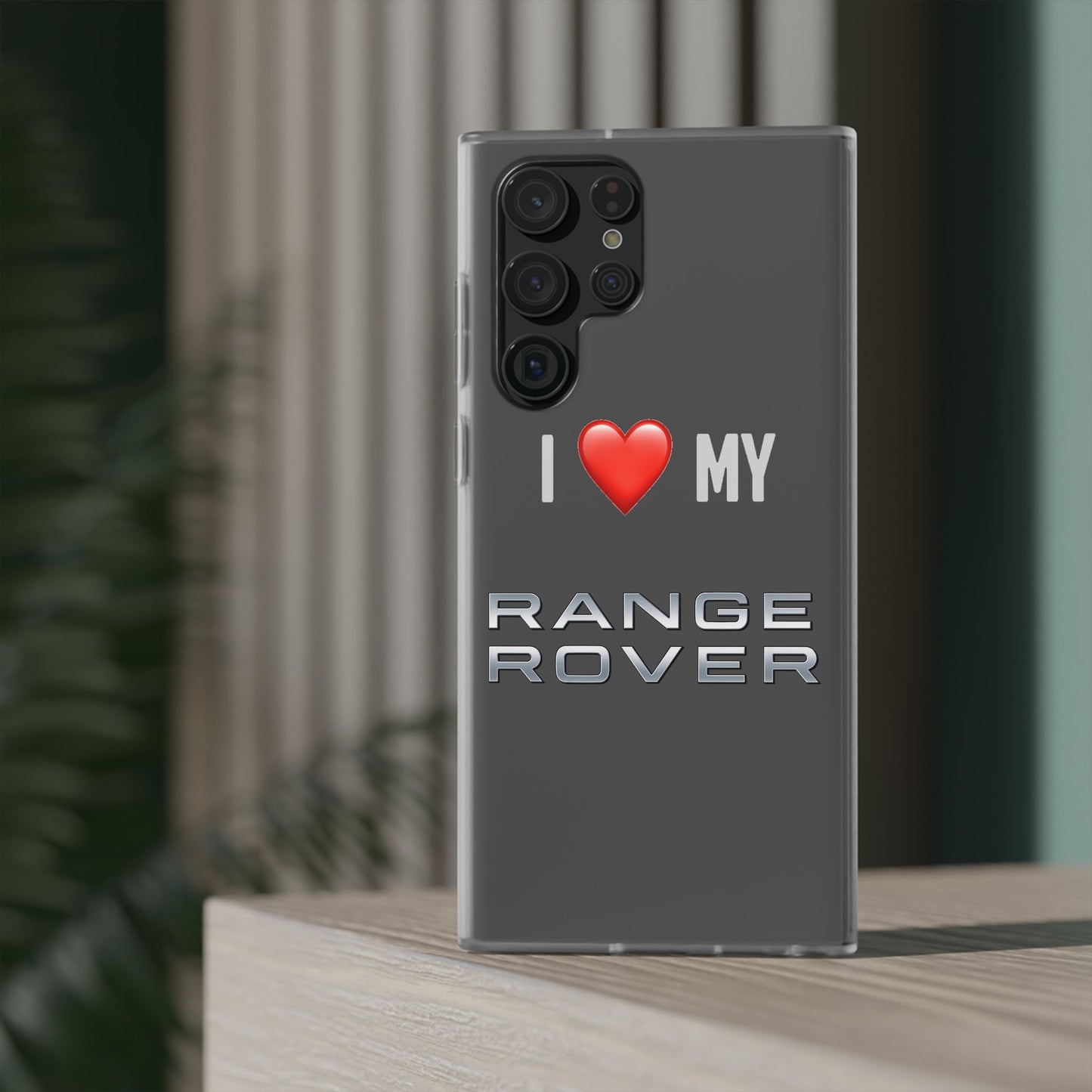 Range Rover Phone Case - Flexible And Frosted TPU Plastic I Love My Range Rover Phone Case