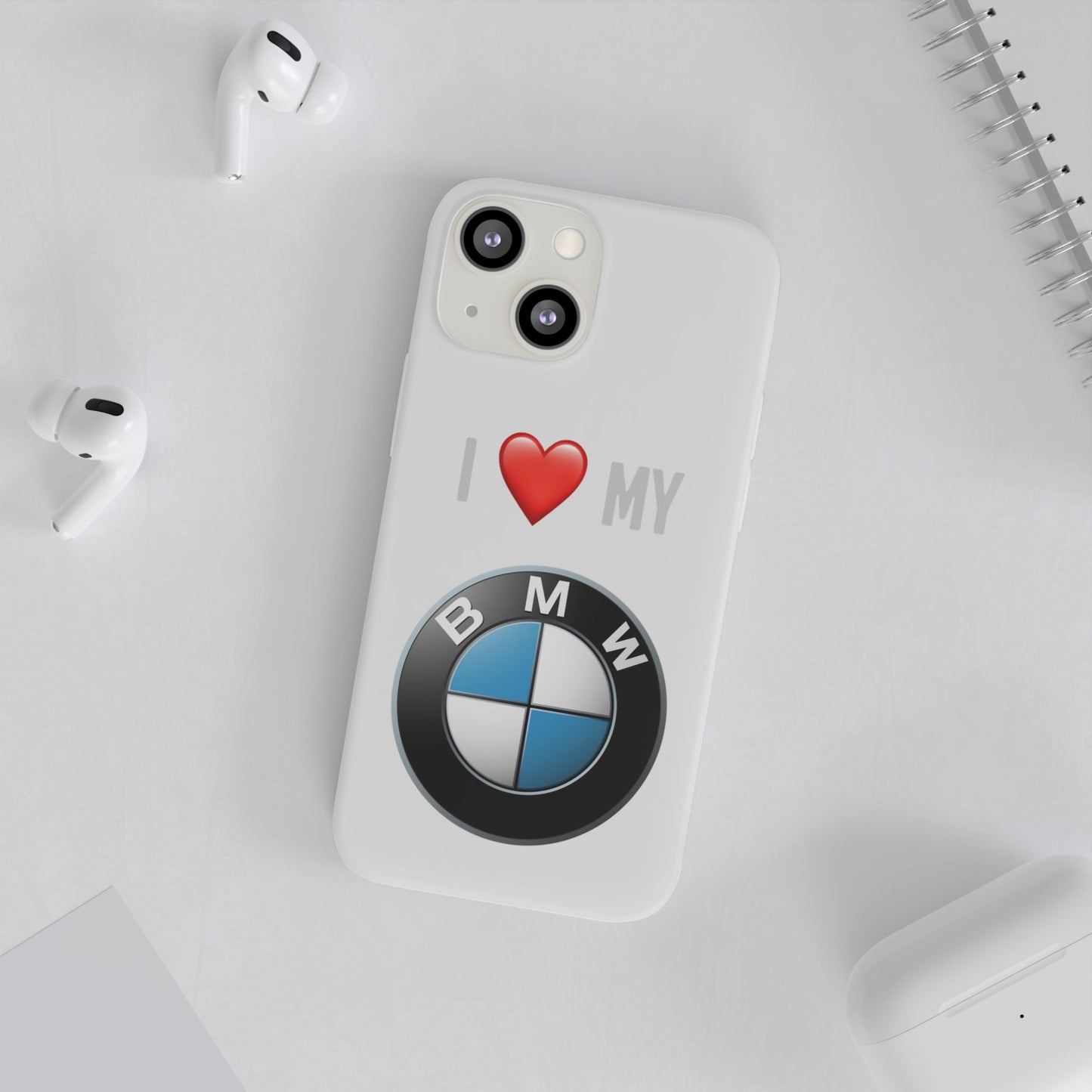 BMW Phone Case - Flexible And Frosted TPU Plastic I Love My BMW Phone Case