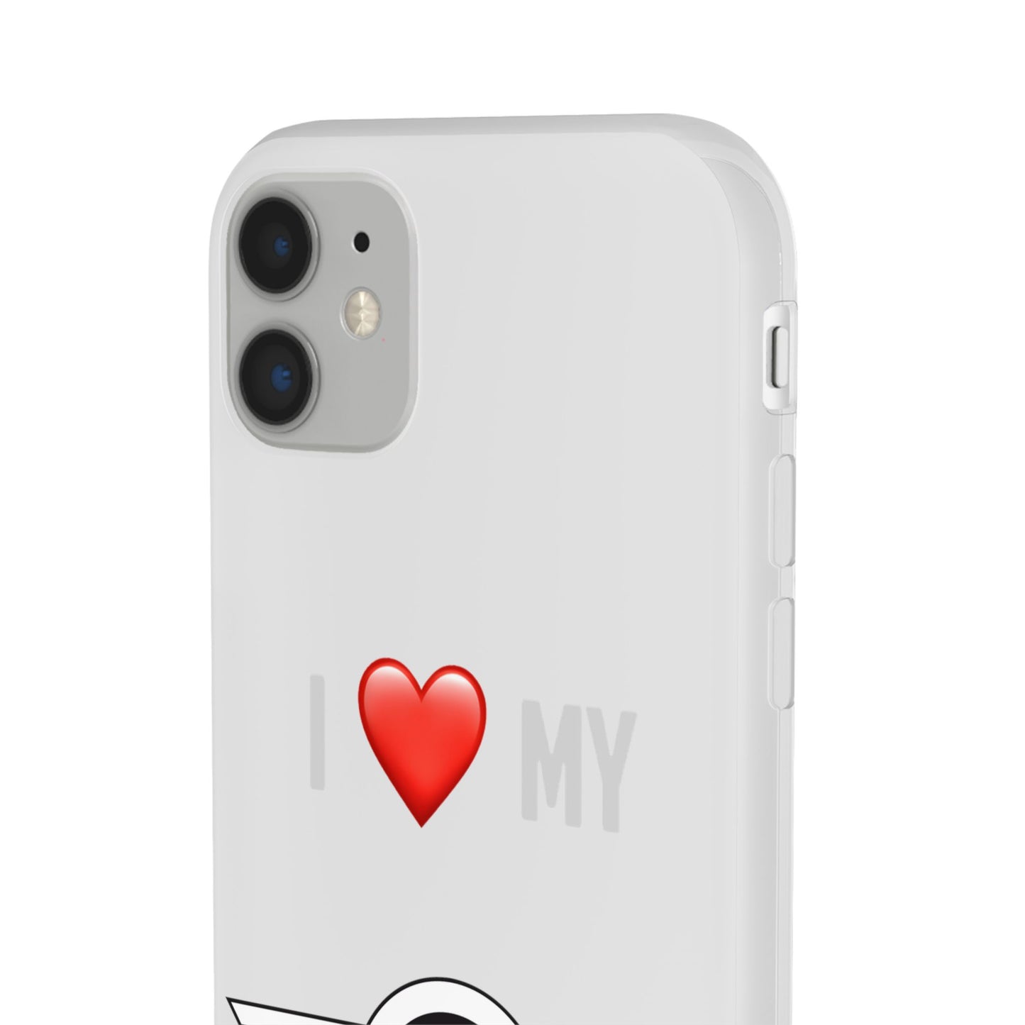 Mini Phone Case - Flexible And Frosted TPU Plastic I Love My Mini Phone Case