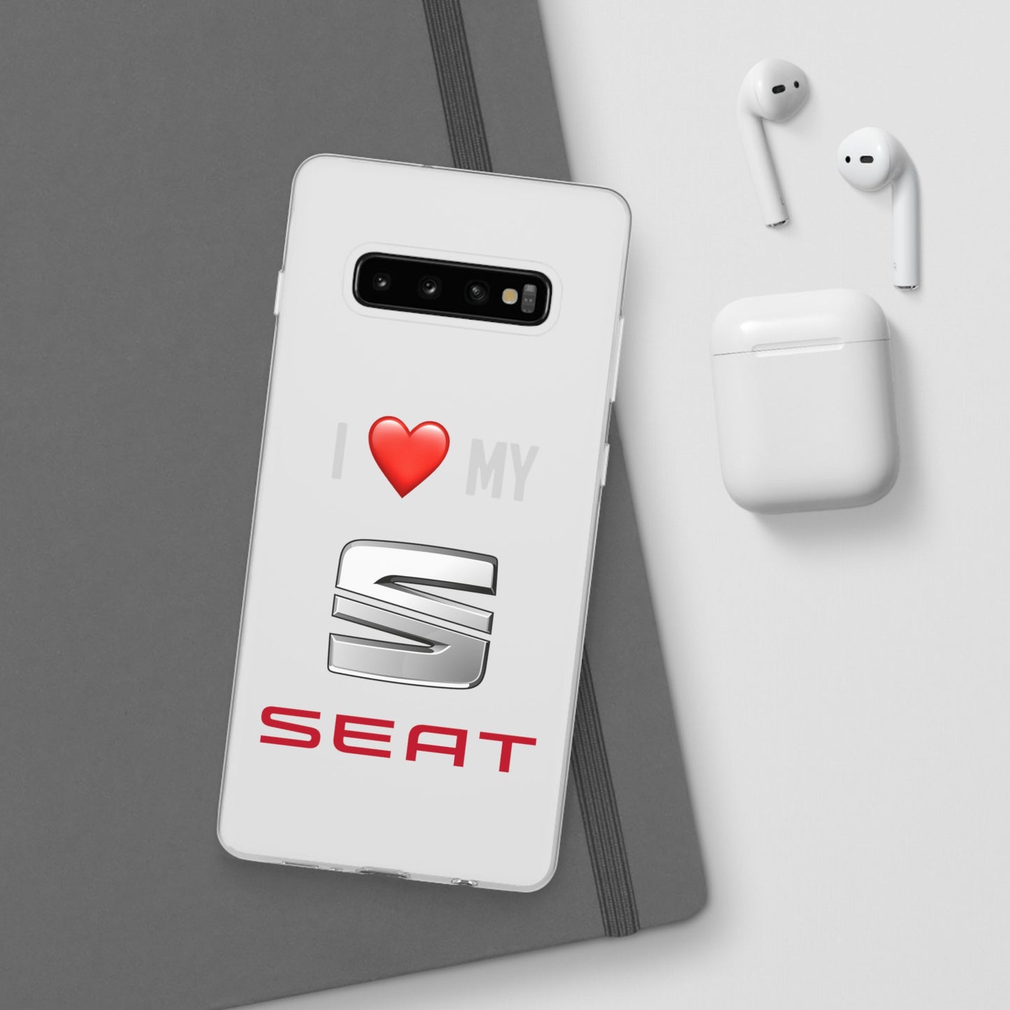 Seat Phone Case - Flexible And Frosted TPU Plastic I Love My Seat Phone Case
