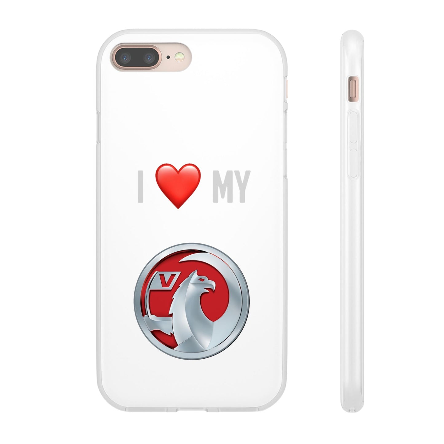 Vauxhall Phone Case - Flexible And Frosted TPU Plastic I Love My Vauxhall Phone Case