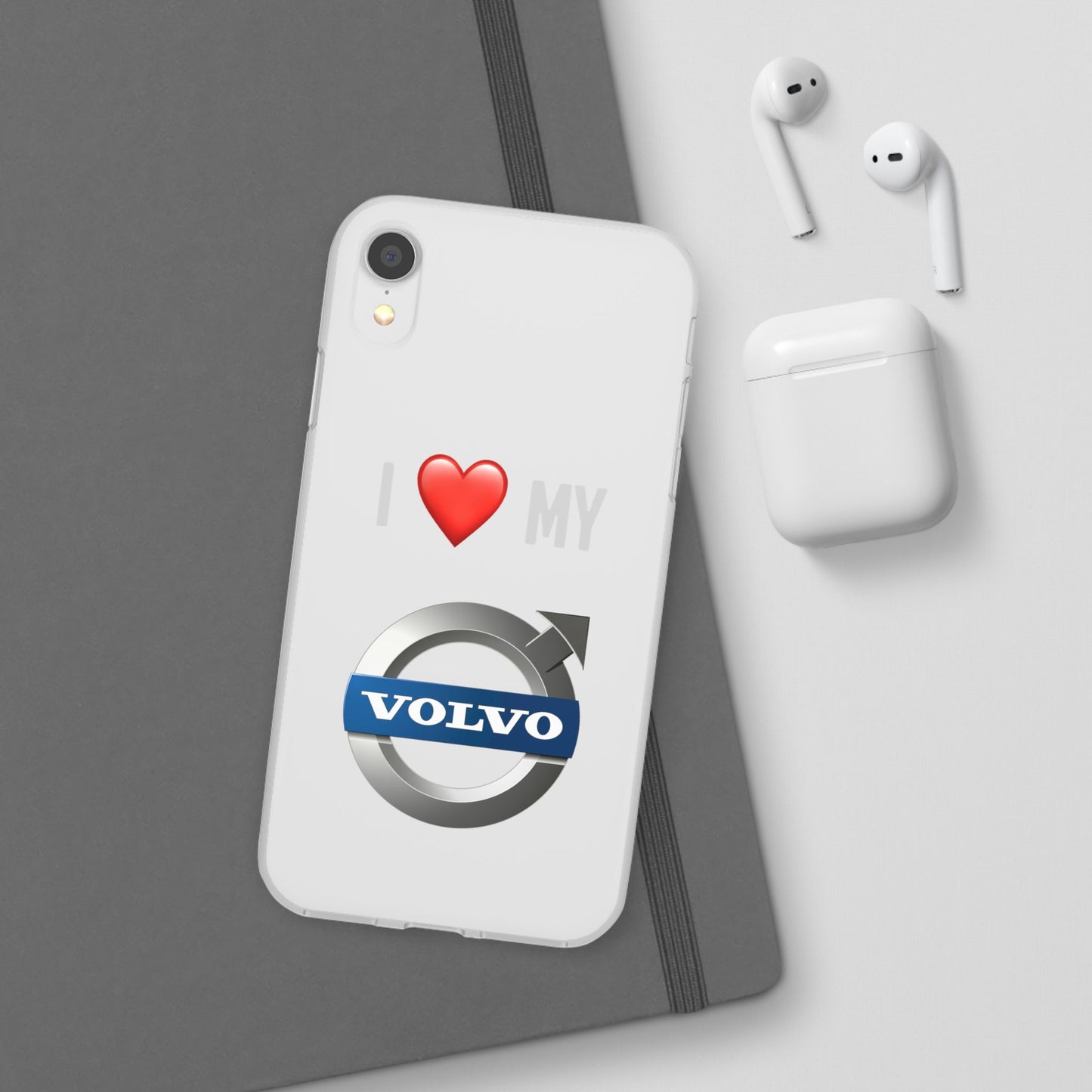 Volvo Phone Case - Flexible And Frosted TPU Plastic I Love My Volvo Phone Case