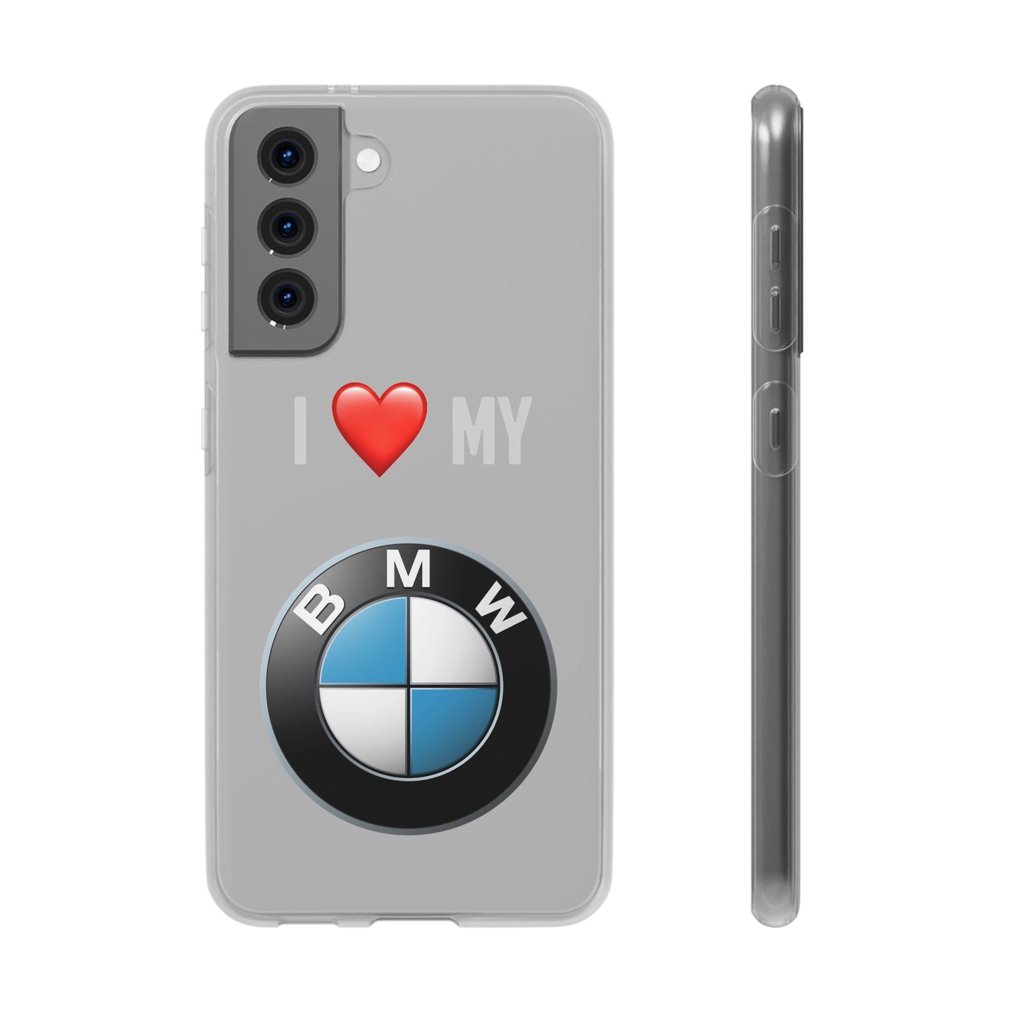 BMW Phone Case - Flexible And Frosted TPU Plastic I Love My BMW Phone Case