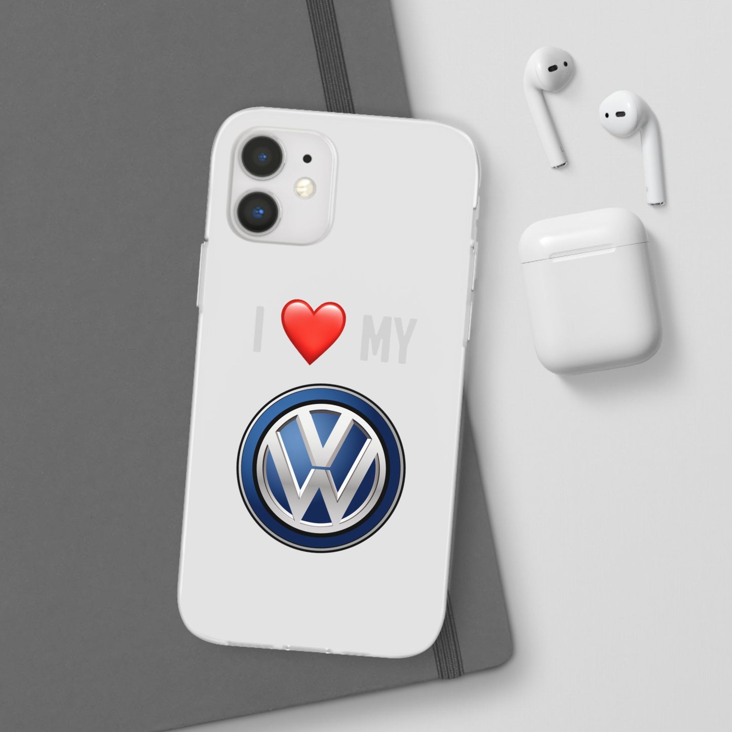 Volkswagen Phone Case - Flexible And Frosted TPU Plastic I Love My Volkswagen Phone Case