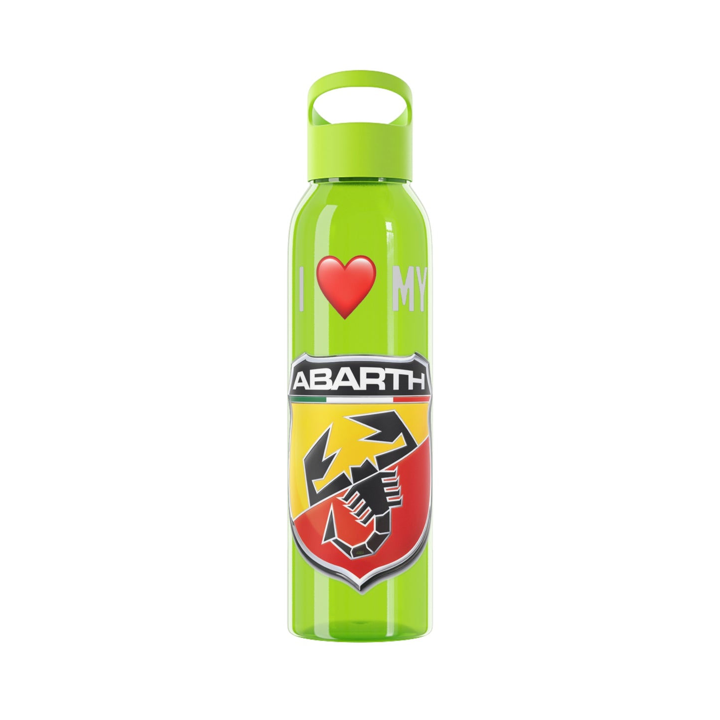 Abarth - I Love My Abarth 22oz Water Bottle