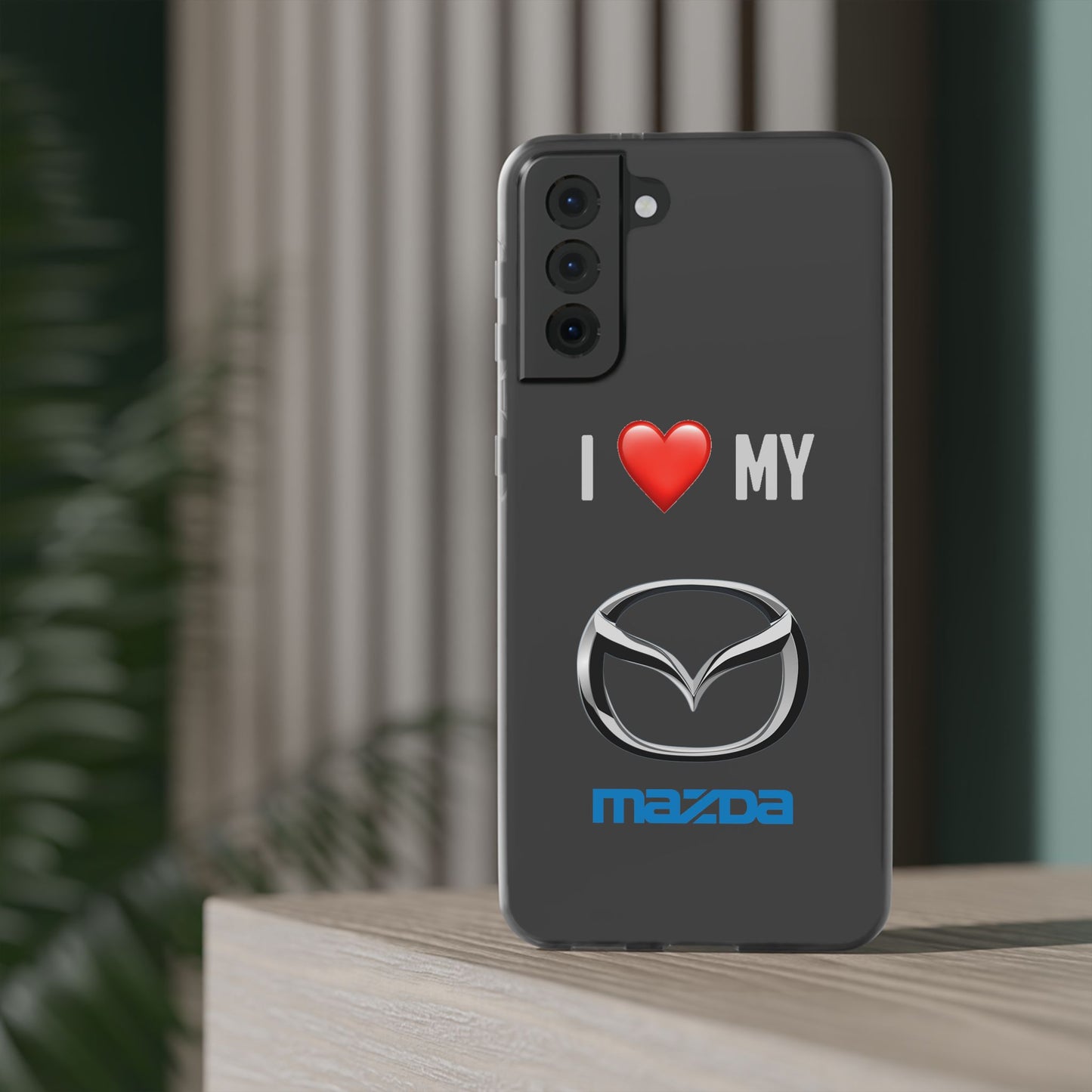 Mazda Phone Case - Flexible And Frosted TPU Plastic I Love My Mazda Phone Case