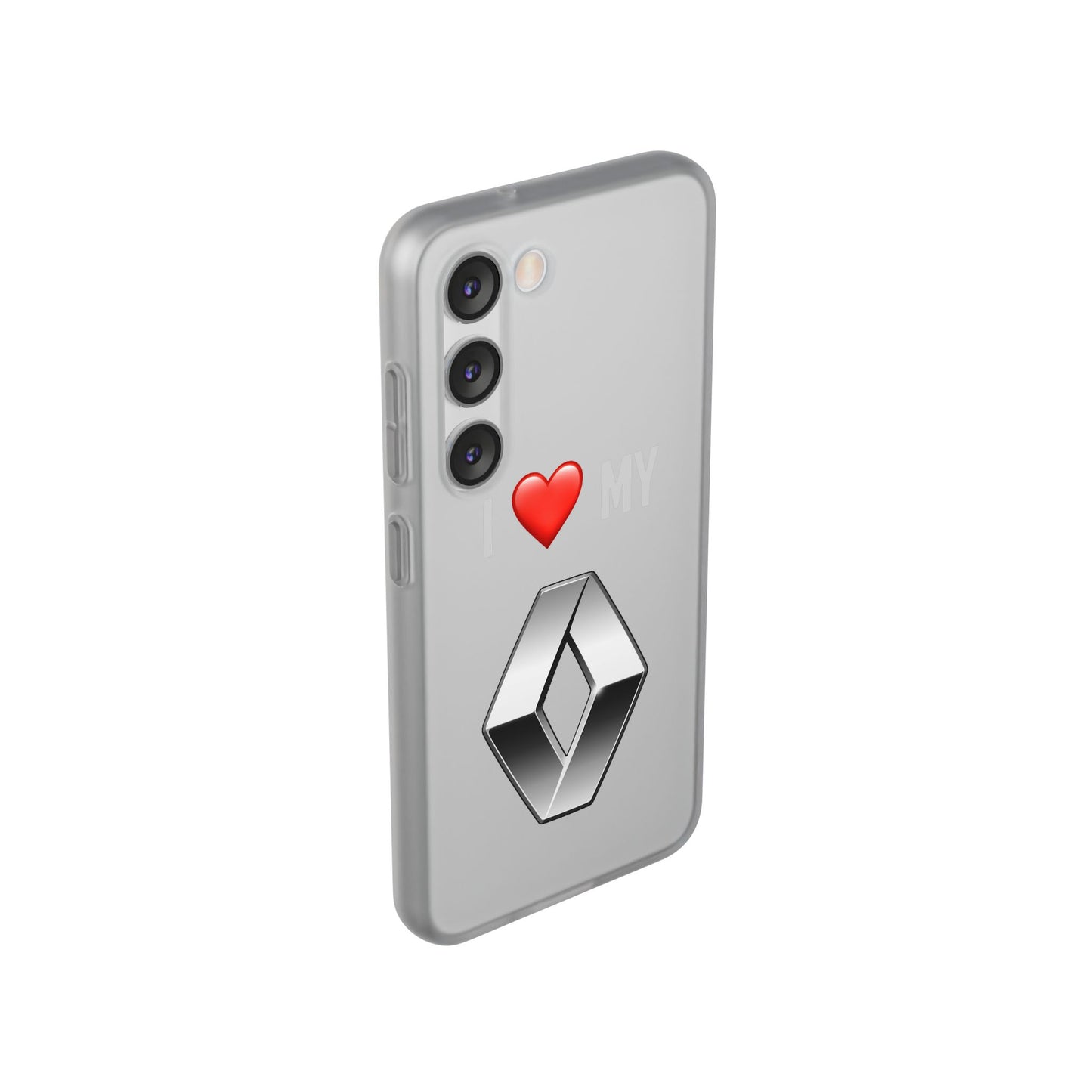 Renault Phone Case - Flexible And Frosted TPU Plastic I Love My Renault Phone Case