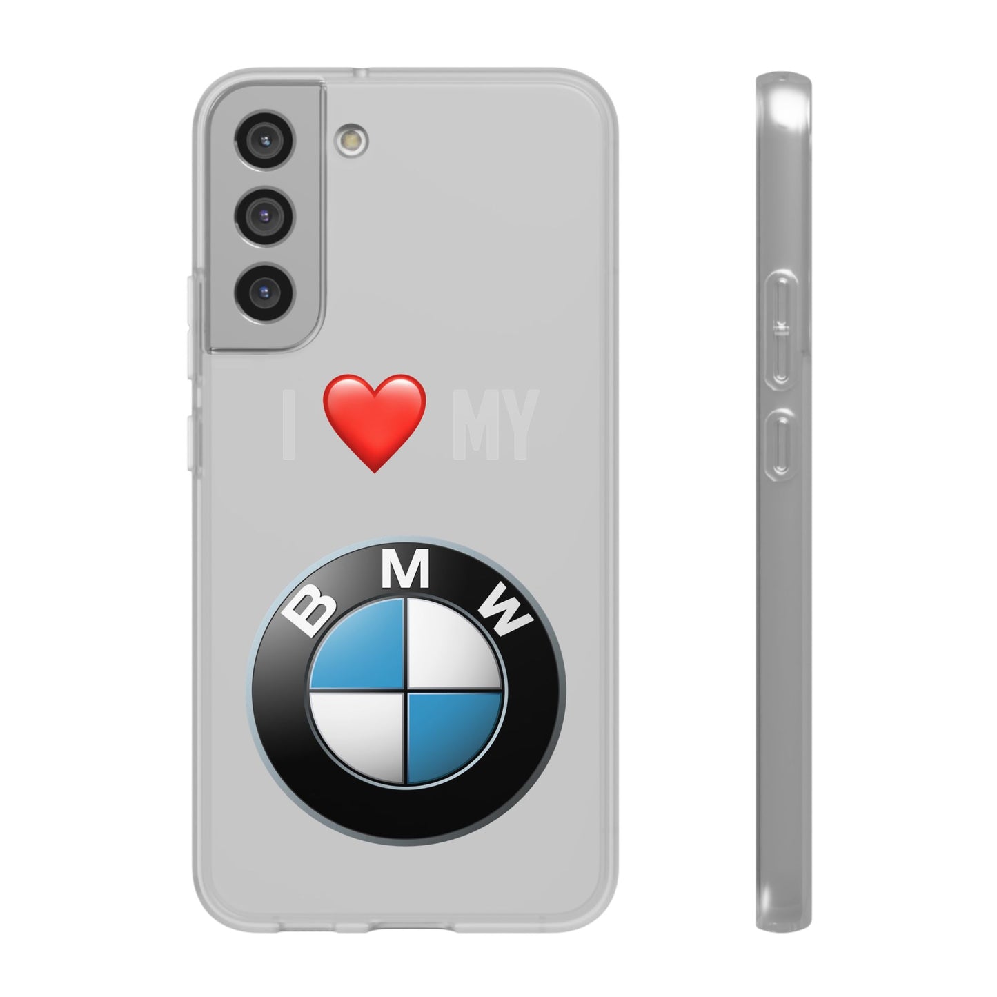 BMW Phone Case - Flexible And Frosted TPU Plastic I Love My BMW Phone Case