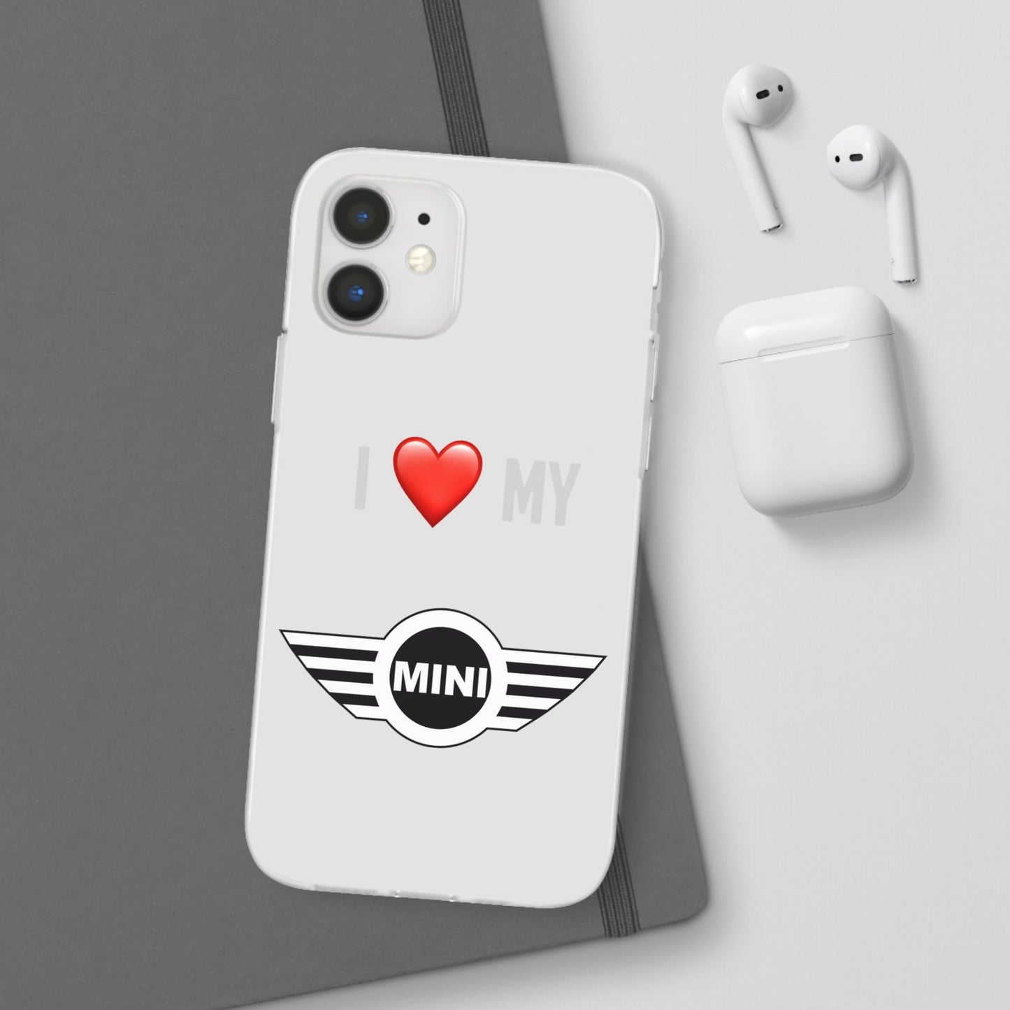 Mini Phone Case - Flexible And Frosted TPU Plastic I Love My Mini Phone Case