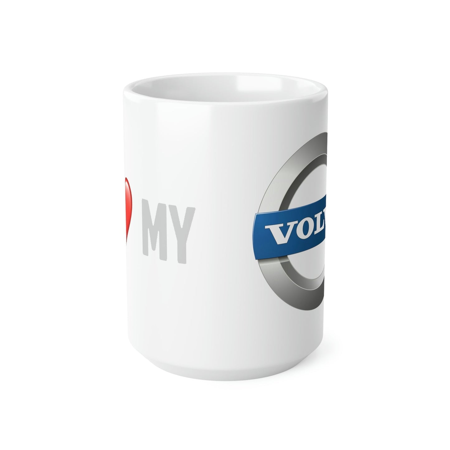 Volvo - I Love My Volvo Ceramic Coffee Cups, 11oz, 15oz