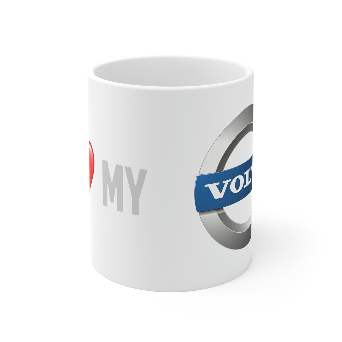 Volvo - I Love My Volvo Ceramic Coffee Cups, 11oz, 15oz
