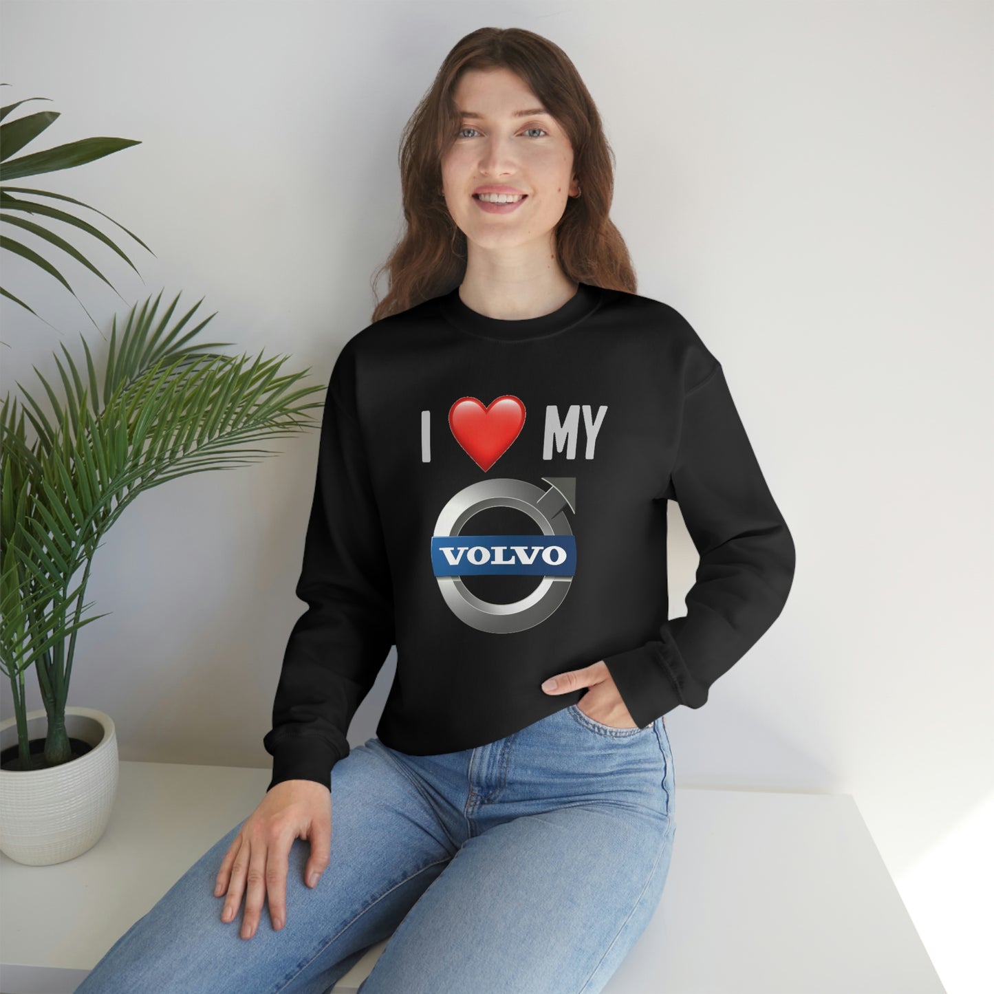 Volvo - I Love My Volvo Unisex Heavy Blend™ Crewneck Sweatshirt