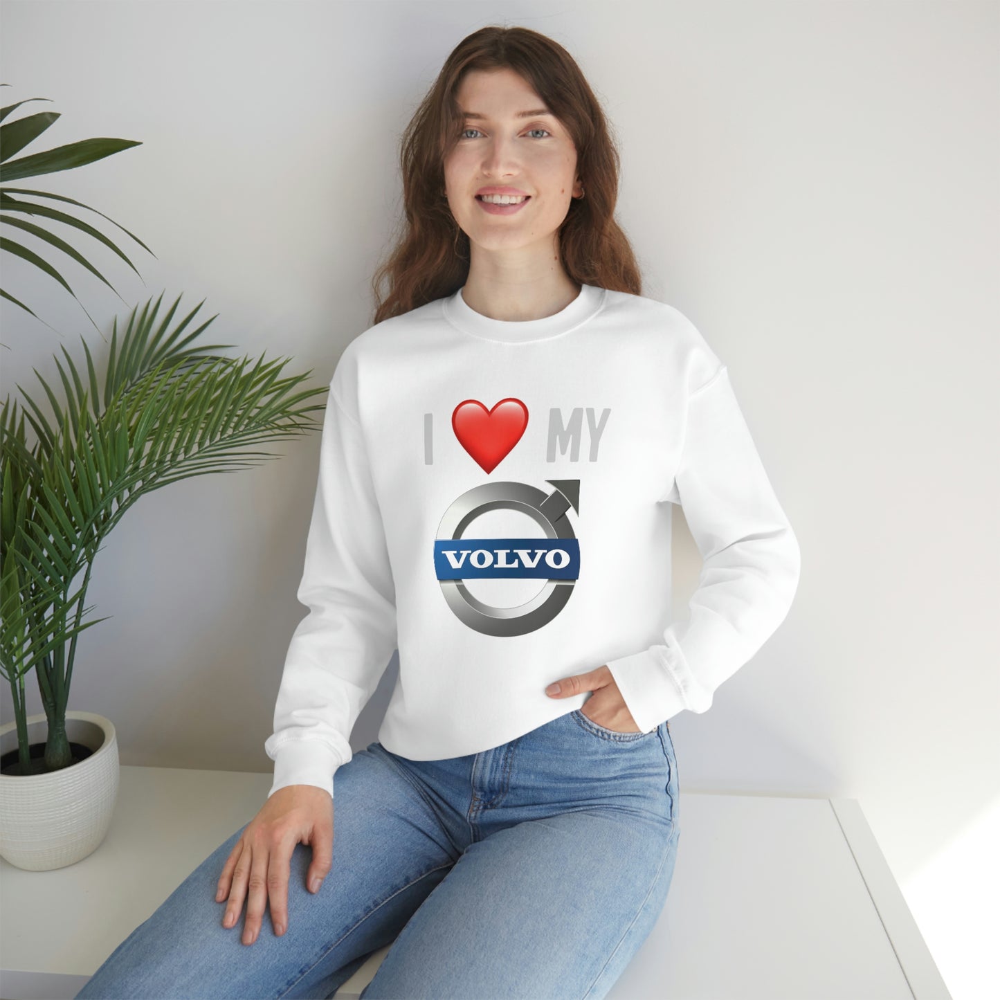 Volvo - I Love My Volvo Unisex Heavy Blend™ Crewneck Sweatshirt