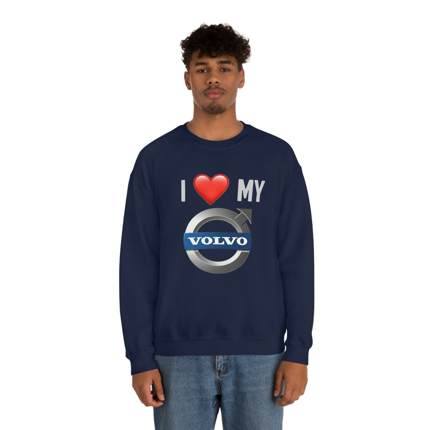 Volvo - I Love My Volvo Unisex Heavy Blend™ Crewneck Sweatshirt