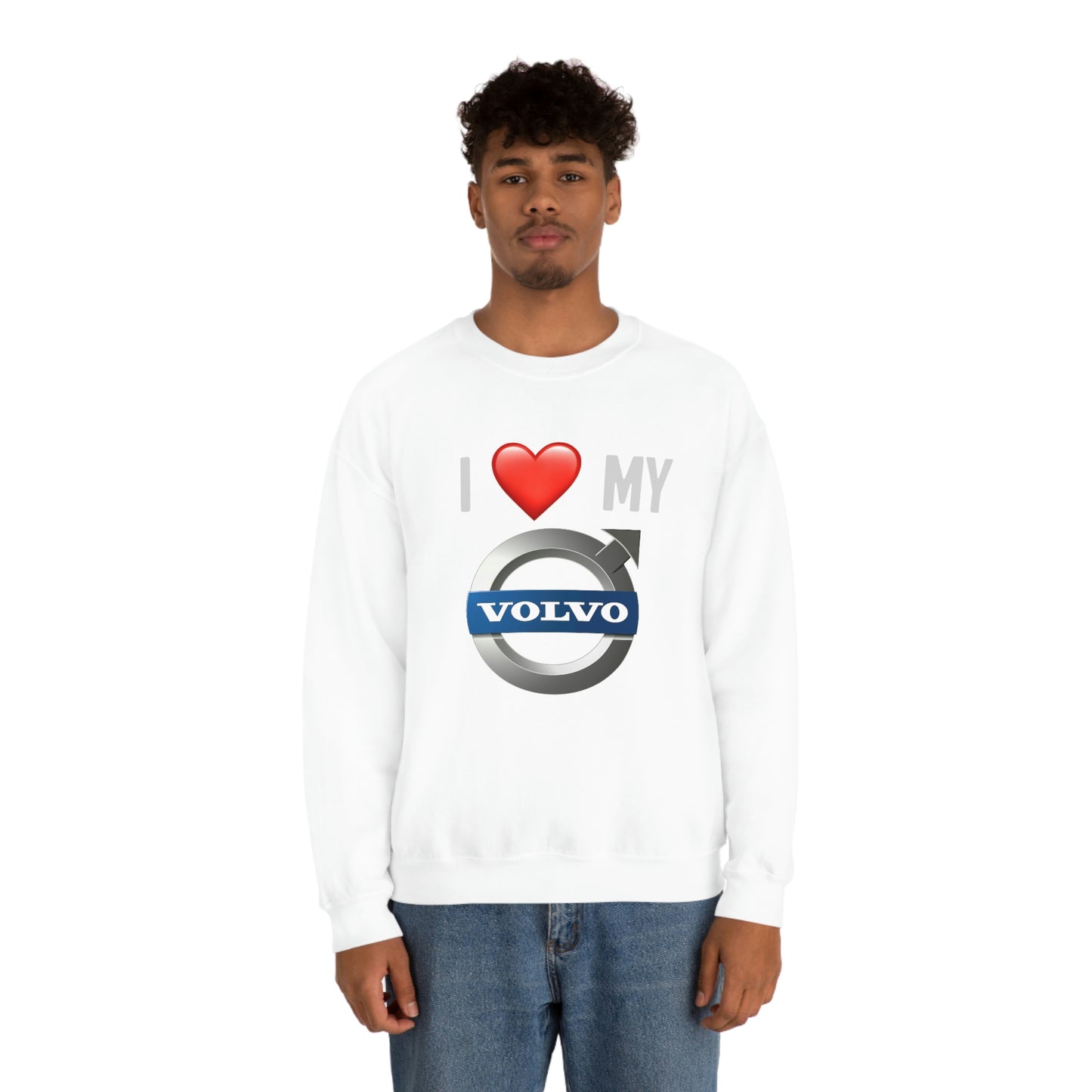 Volvo - I Love My Volvo Unisex Heavy Blend™ Crewneck Sweatshirt