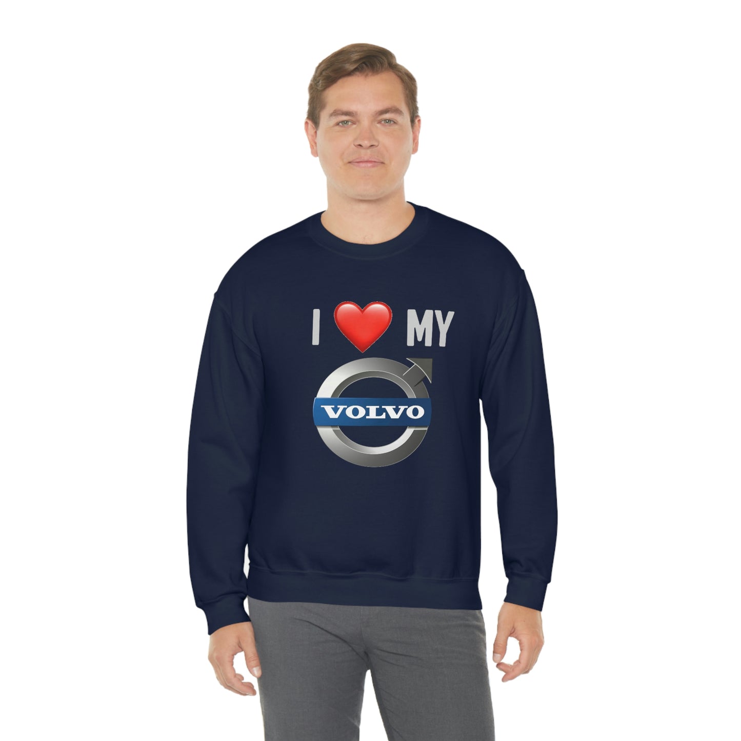 Volvo - I Love My Volvo Unisex Heavy Blend™ Crewneck Sweatshirt