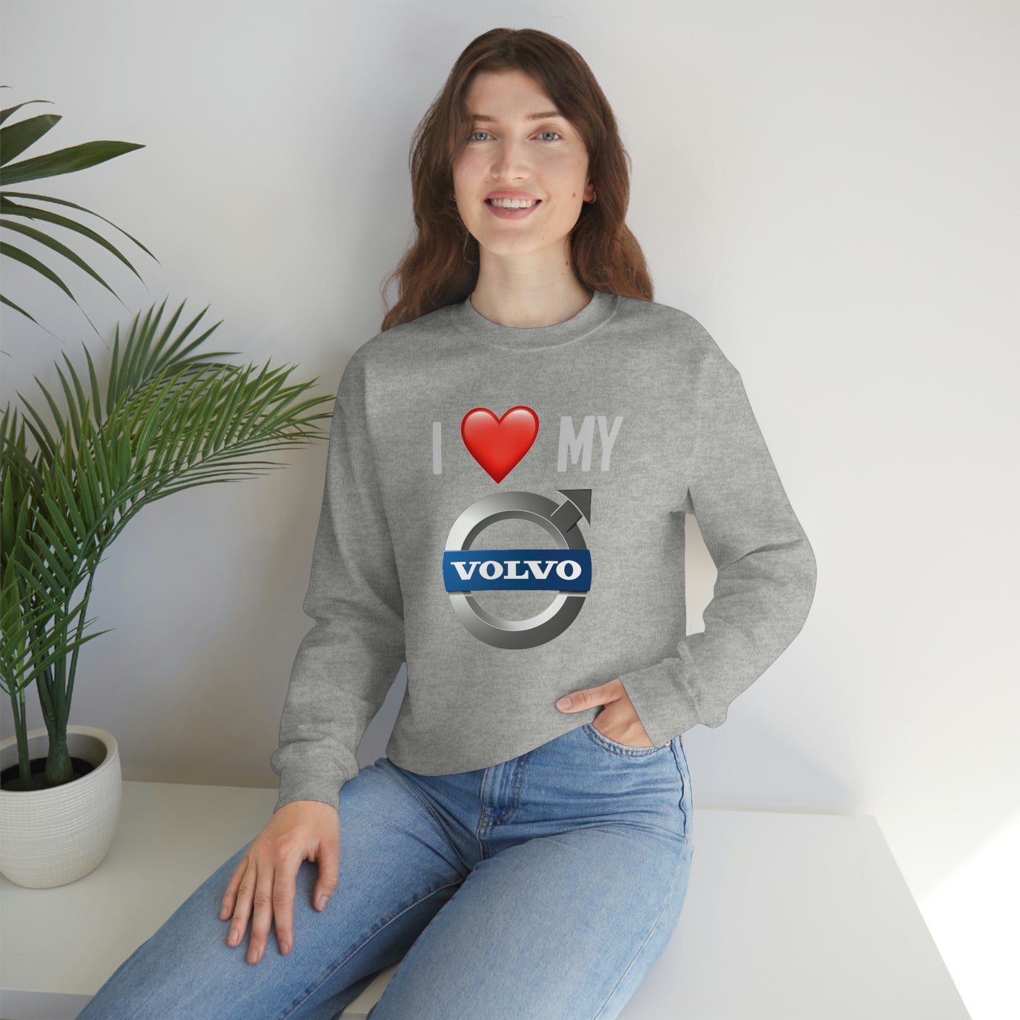 Volvo - I Love My Volvo Unisex Heavy Blend™ Crewneck Sweatshirt