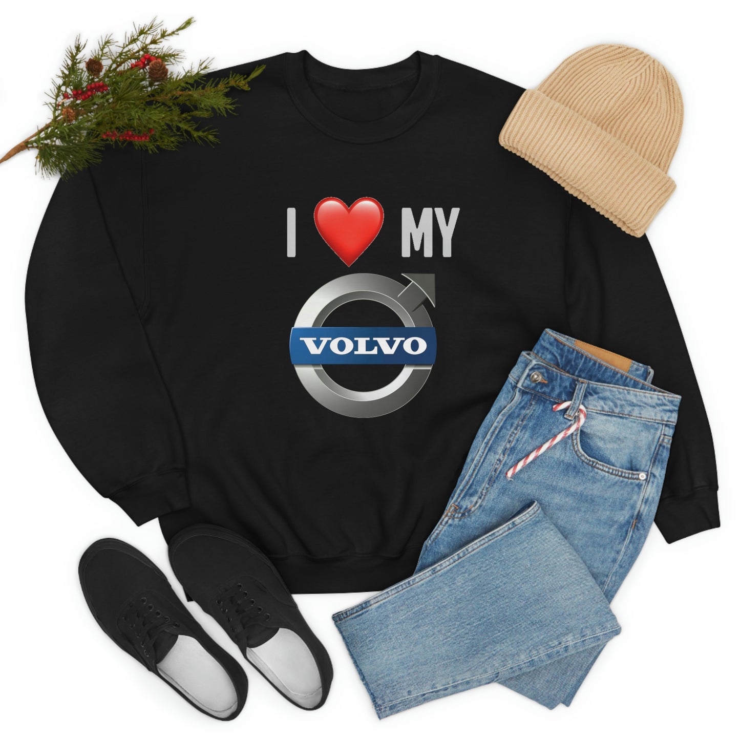 Volvo - I Love My Volvo Unisex Heavy Blend™ Crewneck Sweatshirt