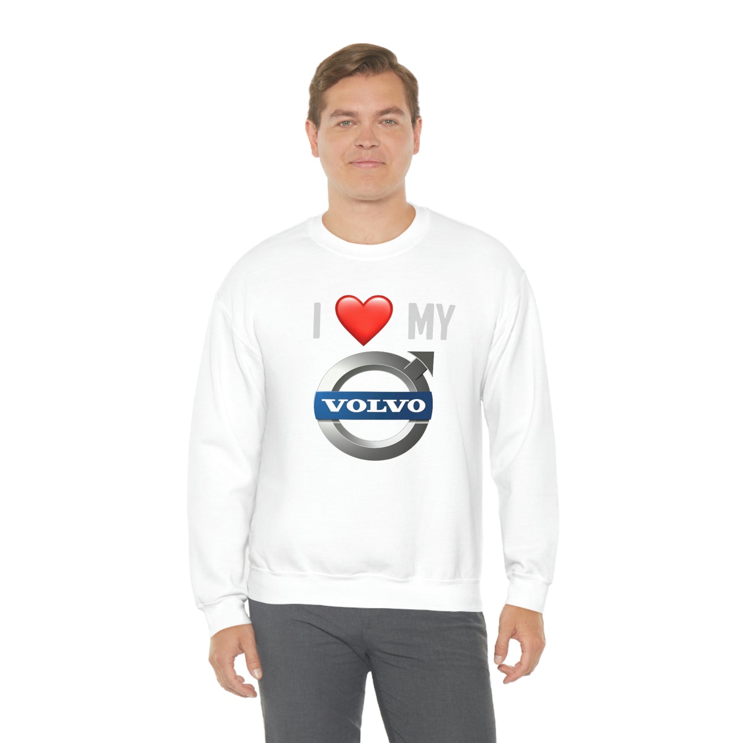 Volvo - I Love My Volvo Unisex Heavy Blend™ Crewneck Sweatshirt