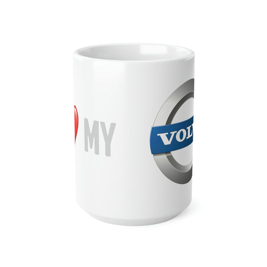 Volvo - I Love My Volvo Ceramic Coffee Cups, 11oz, 15oz