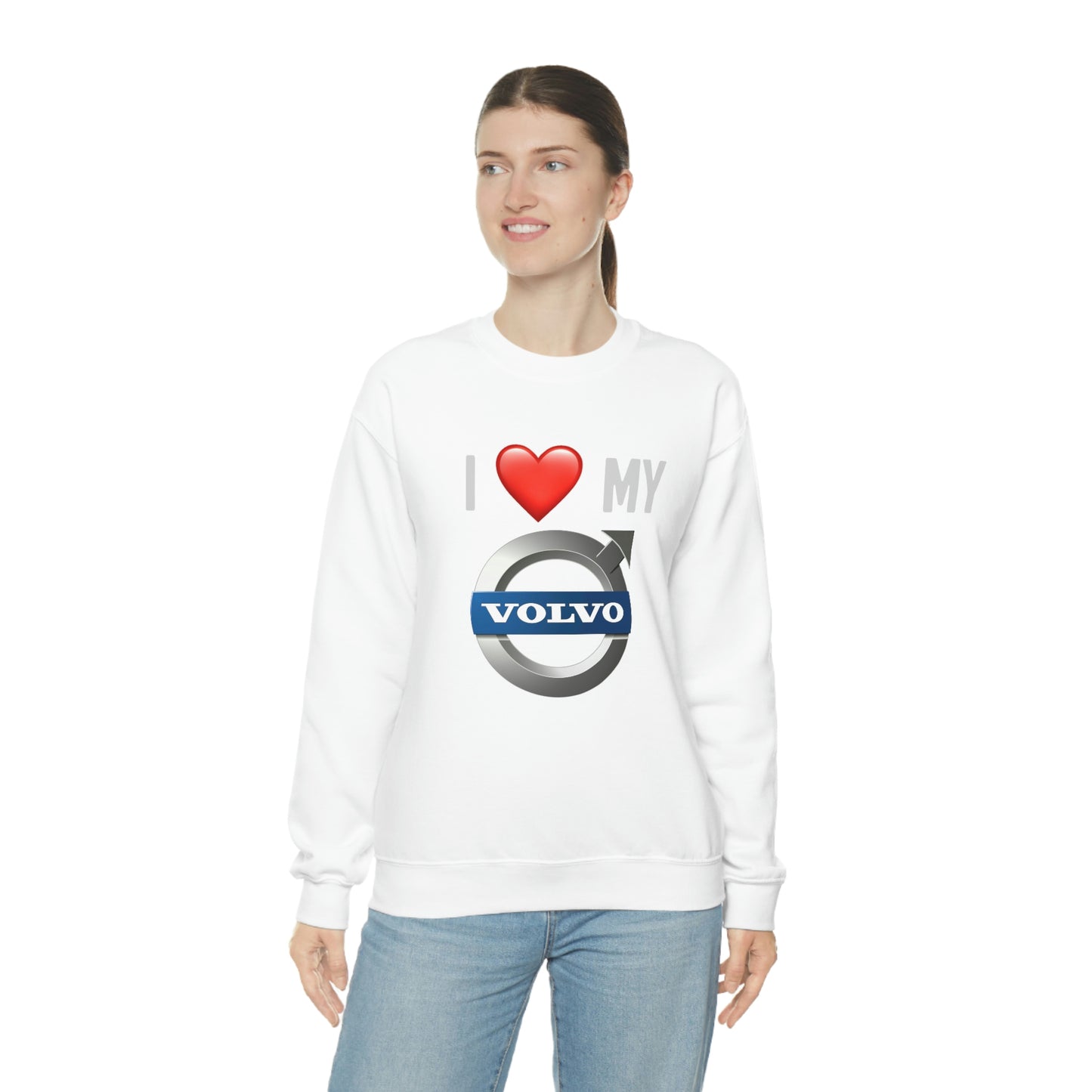 Volvo - I Love My Volvo Unisex Heavy Blend™ Crewneck Sweatshirt