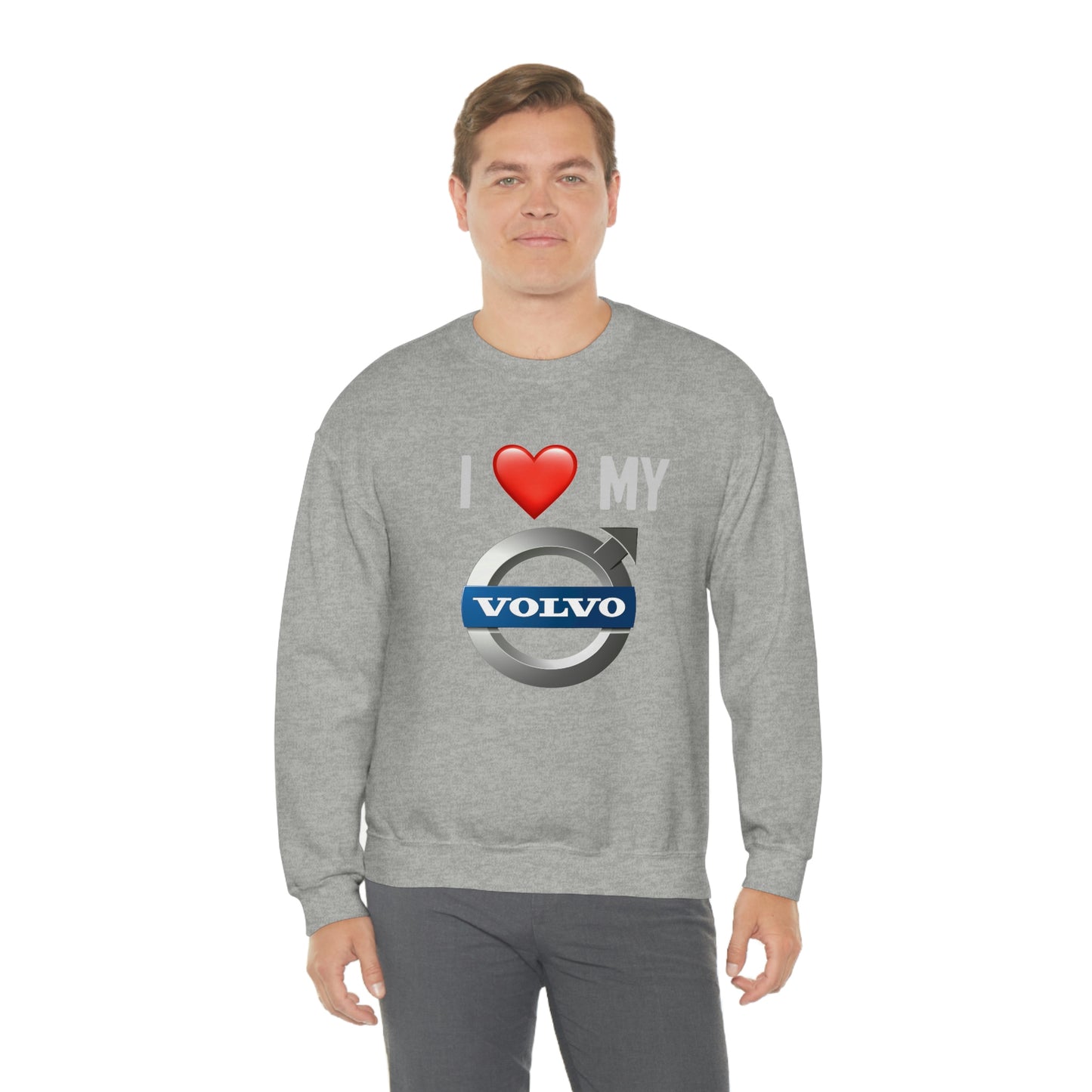 Volvo - I Love My Volvo Unisex Heavy Blend™ Crewneck Sweatshirt