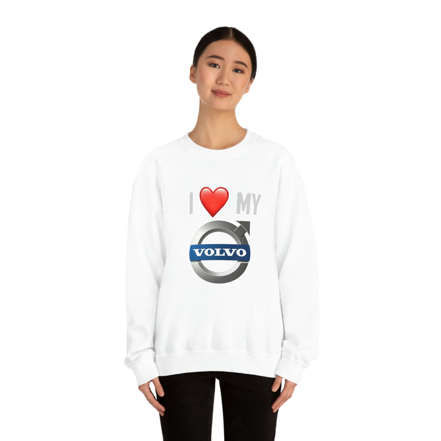 Volvo - I Love My Volvo Unisex Heavy Blend™ Crewneck Sweatshirt