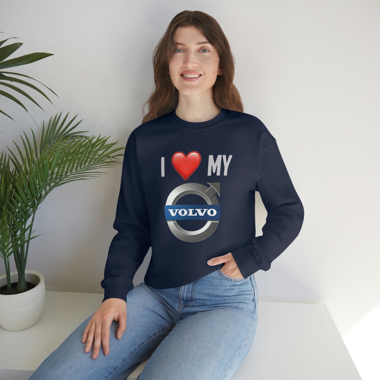 Volvo - I Love My Volvo Unisex Heavy Blend™ Crewneck Sweatshirt