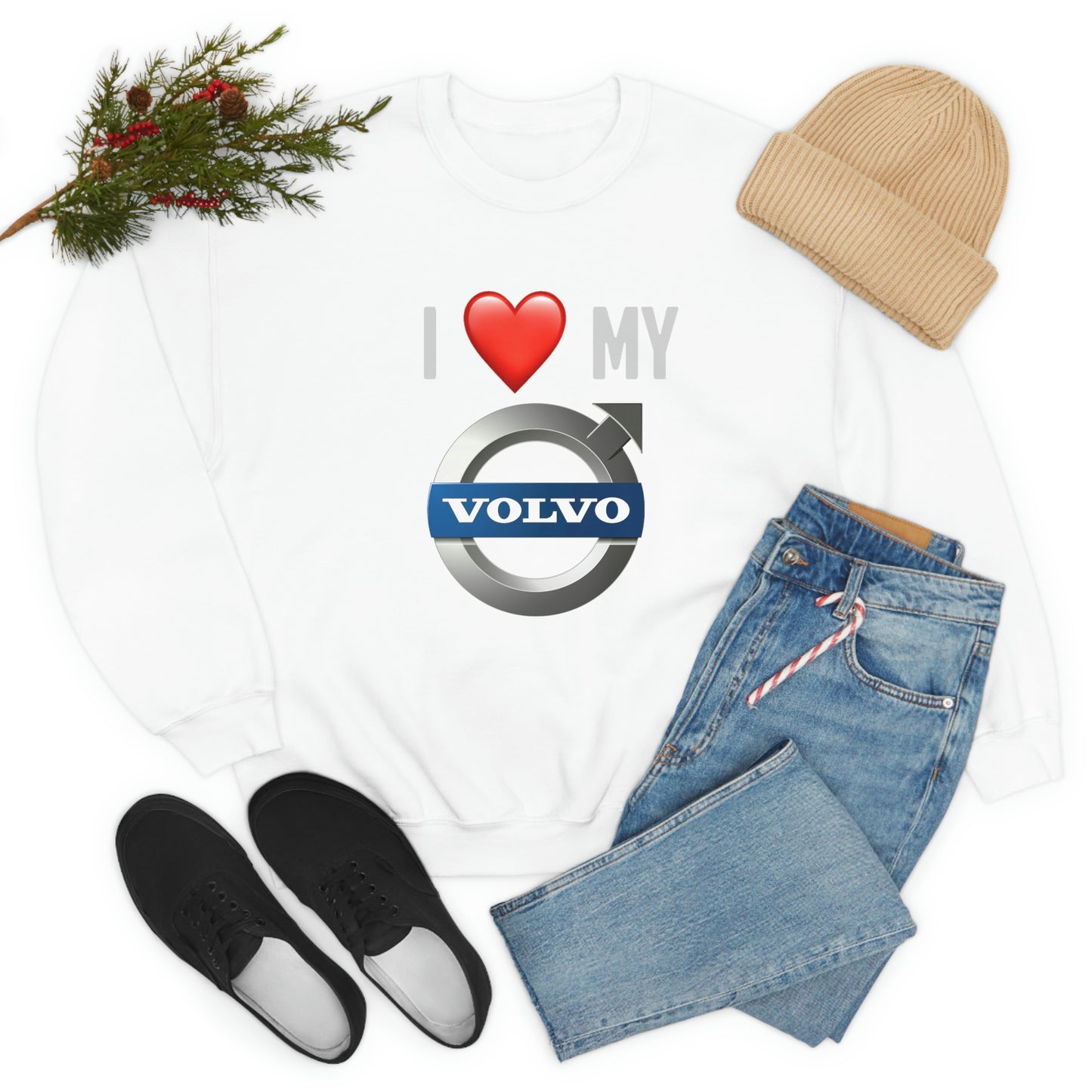 Volvo - I Love My Volvo Unisex Heavy Blend™ Crewneck Sweatshirt