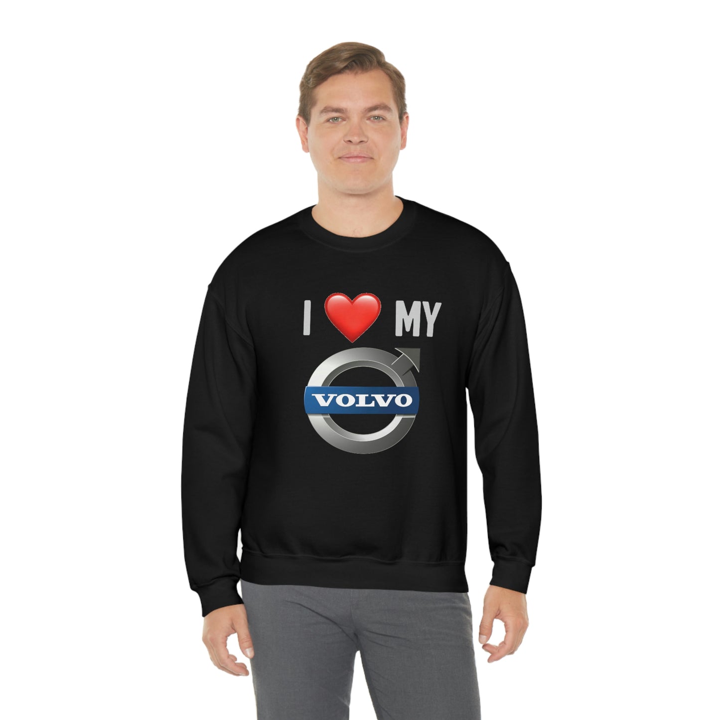 Volvo - I Love My Volvo Unisex Heavy Blend™ Crewneck Sweatshirt